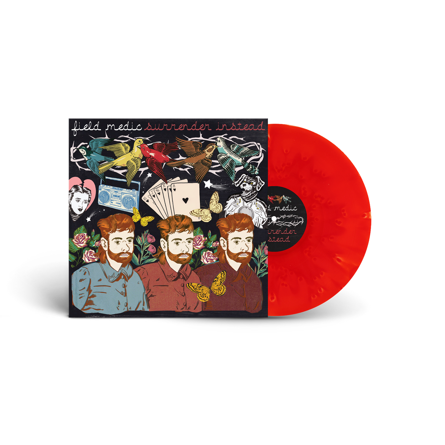 Surrender Instead - Cloudy Red Vinyl