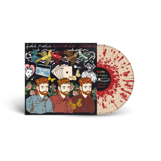 Surrender Instead - Bone White with Red Splatter Vinyl